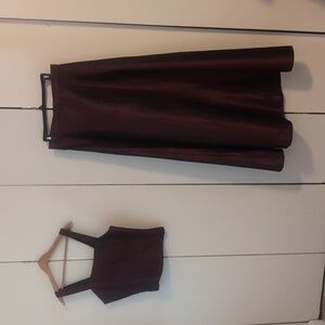 Jessica McClintock Bridal top and skirt Size 16